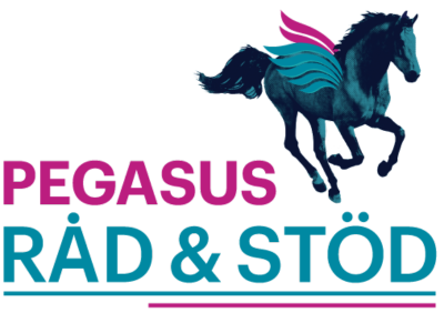 Pegasus Råd & Stöds logga.